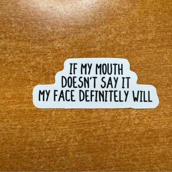 Witty White Home Design Sticker - Picture 1 of 1